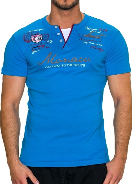Blå smart T-shirt